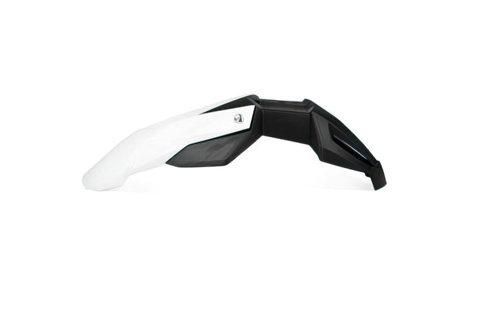 A380360A Parafango anteriore NoEnd Supermoto universale nero / bianco