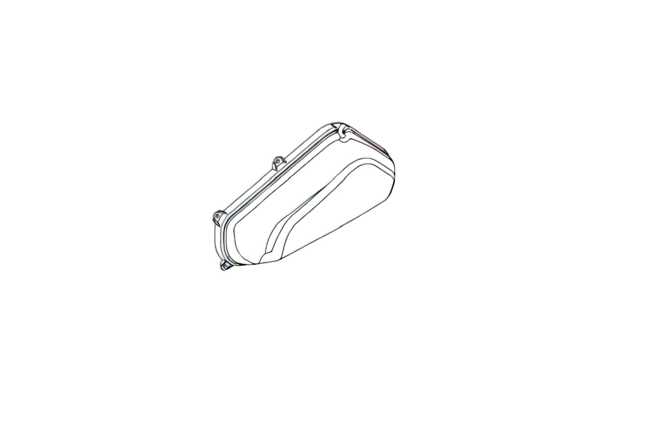 1723B-LBD6-E00 Coperchio Filtro Aria - ricambio originale Kymco Agility RS 50cc 4T 12 pollici, COD: 1723B-LBD6-E00