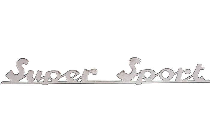 R142720370 Targhetta Vespa Super Sport cromato