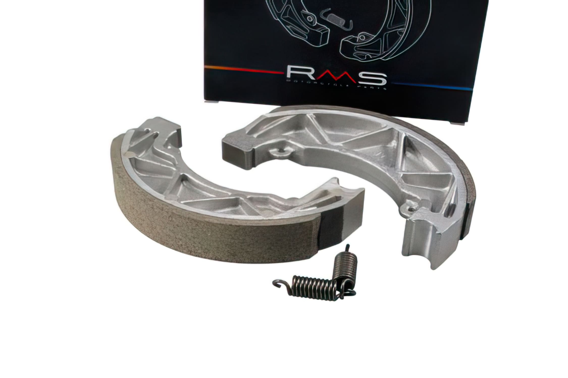 R225120420 Ganasce Freno RMS 140x25 mm, Piaggio 125-200cc 4T, COD: R225120420