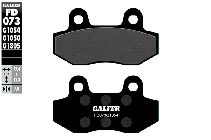 GLS3554 Pastiglie freno Galfer organico Peugeot Speedfight 3 & 4, COD: GLS3554