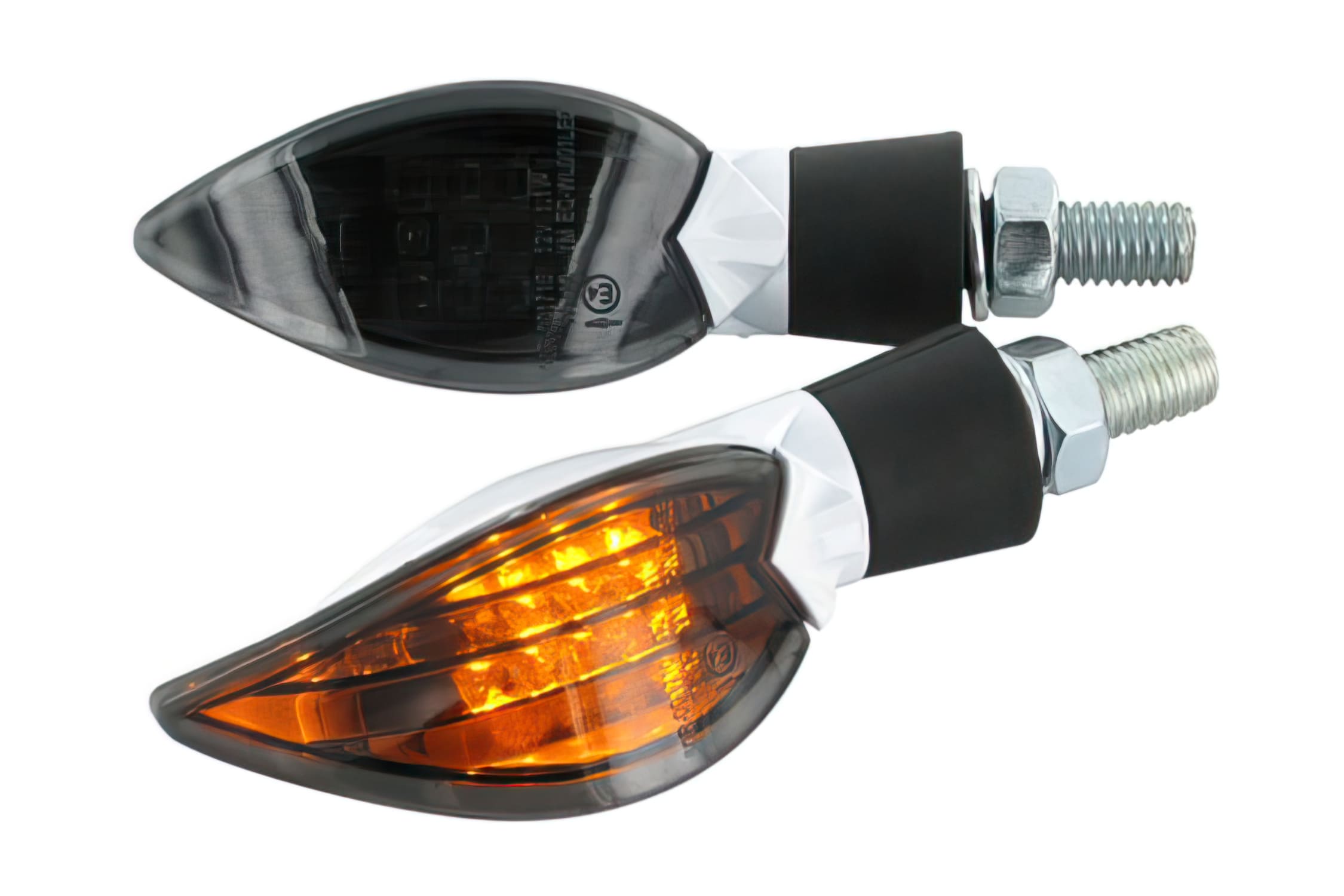 STR-696.11/WH Frecce LED universali con LED Black-Line bianco omologato CE, COD: STR-696.11/WH