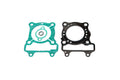 C14046358 Kit Guarnizione Cilindro Airsal D.52,4mm, Honda PANTHEON 125 4T LC (FES) iniezione, COD: C14046358