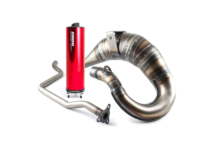 VCR-RD36183/RE Marmitta Voca Cross Rookie 50/70cc Silenziatore rosso Yamaha DT / X-Limit