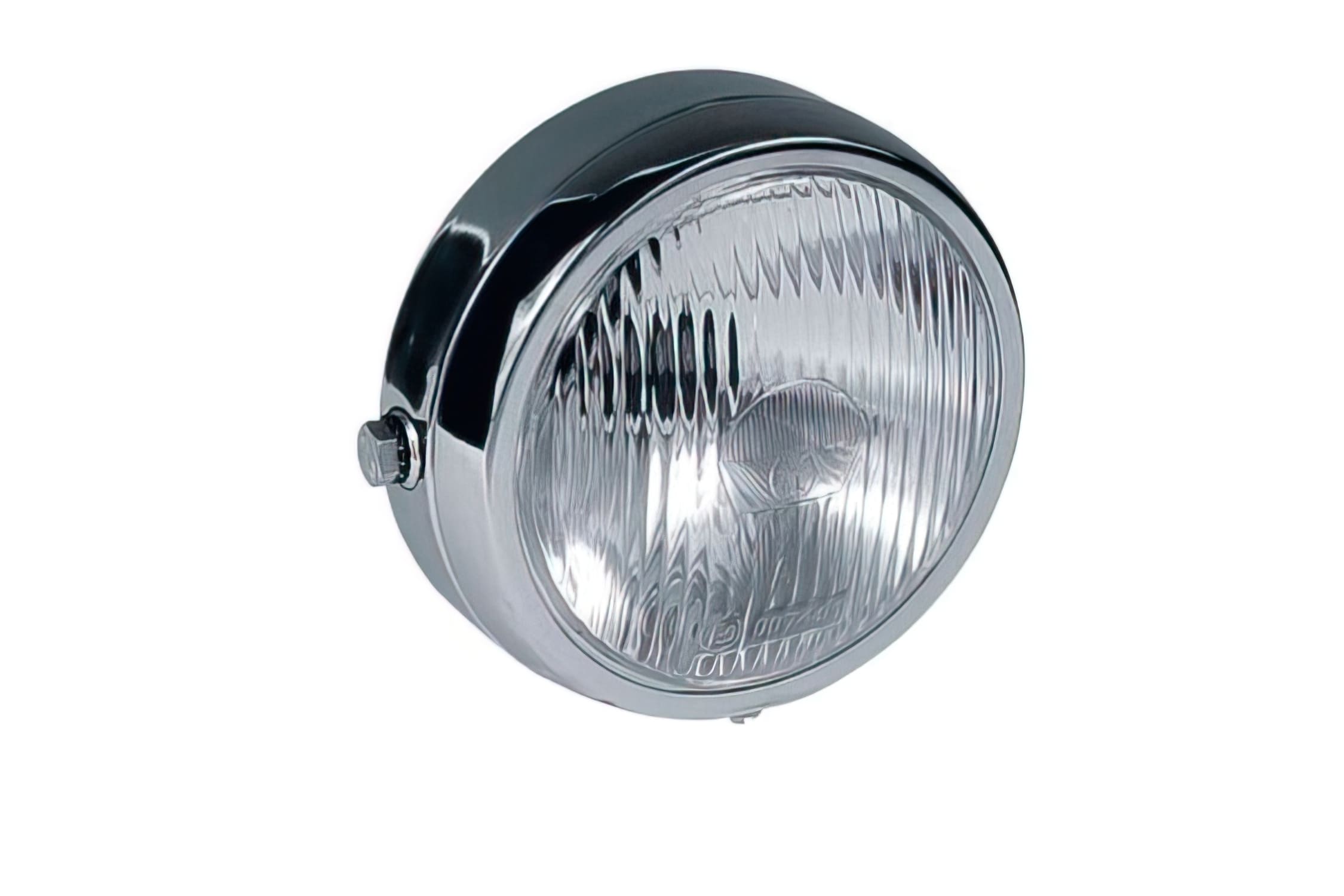 CGN2669 Faro Tun’R, rotondo, cromato - universale (Ciclomotore)