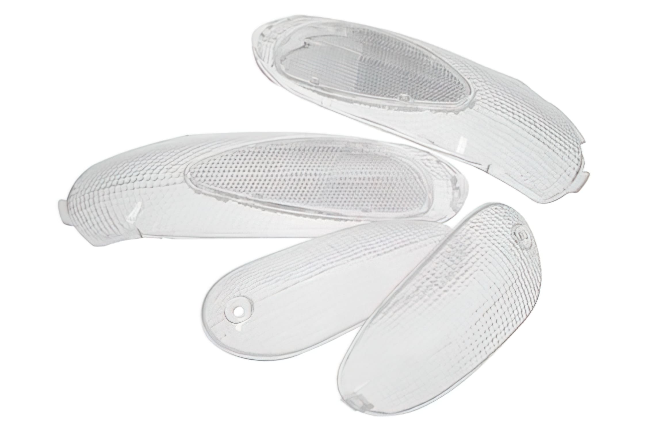 STR-623.27/WH Set Vetri Frecce STR8 trasparente, Gilera Stalker
