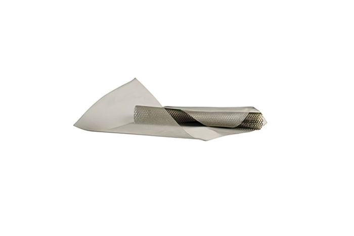 B700105 Tessuto in aciaio inox trecciato, 500x220mm, fino 800°, COD: B700105