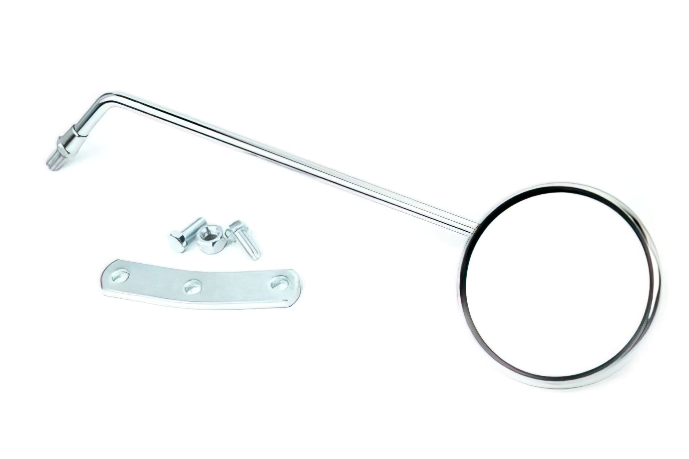 RR281777 Right rear view mirror Vespa PX / PK round chrome