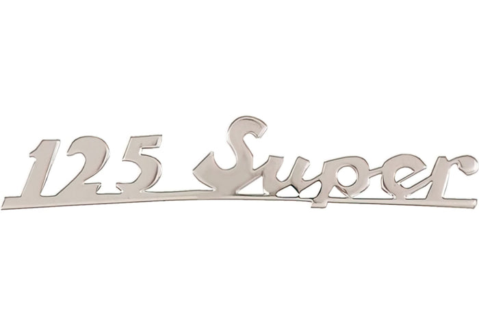 R142720260 Targhetta Vespa Super 125cc cromato, COD: R142720260