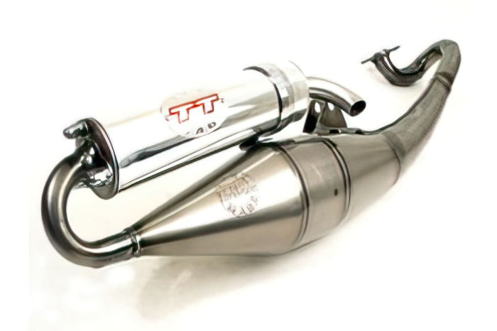 S4063 Marmitta LeoVince Handmade TT Derbi GP1, Piaggio NRG mc³ CAT dal 2001, COD: S4063