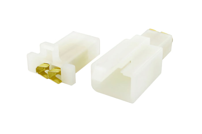 MF01.125 Coppia Connettori Mascio + Femmina, 2 Pins, universale, COD: MF01.125