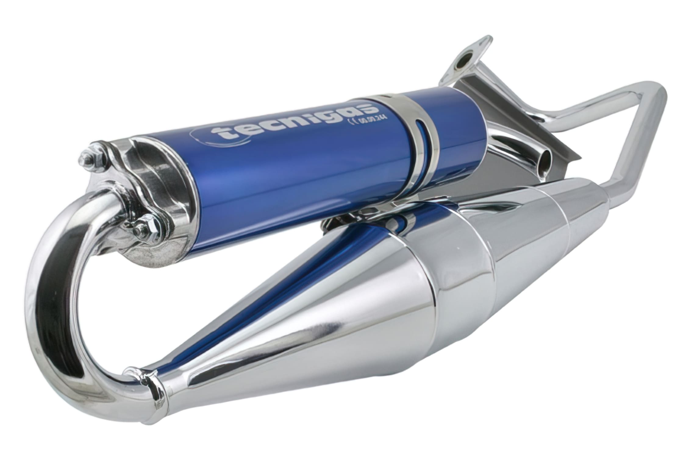 TG0609504-RCR Marmitta Tecnigas Next-R, cromo, Adly BT / Baotian BT 50cc 4T