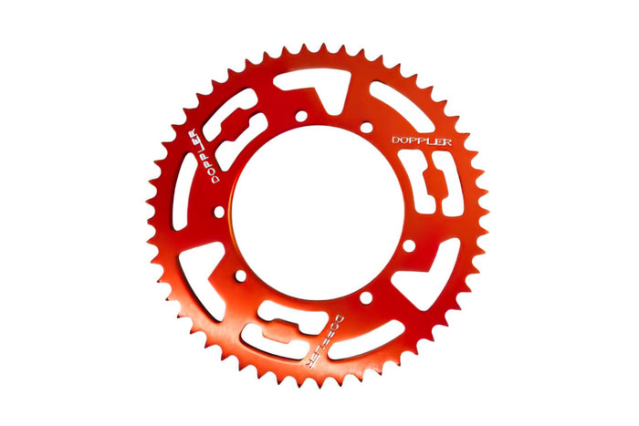 CGN496462 Corona 53 denti - 428 Doppler alluminio CNC rosso Sherco Enduro 50, COD: CGN496462