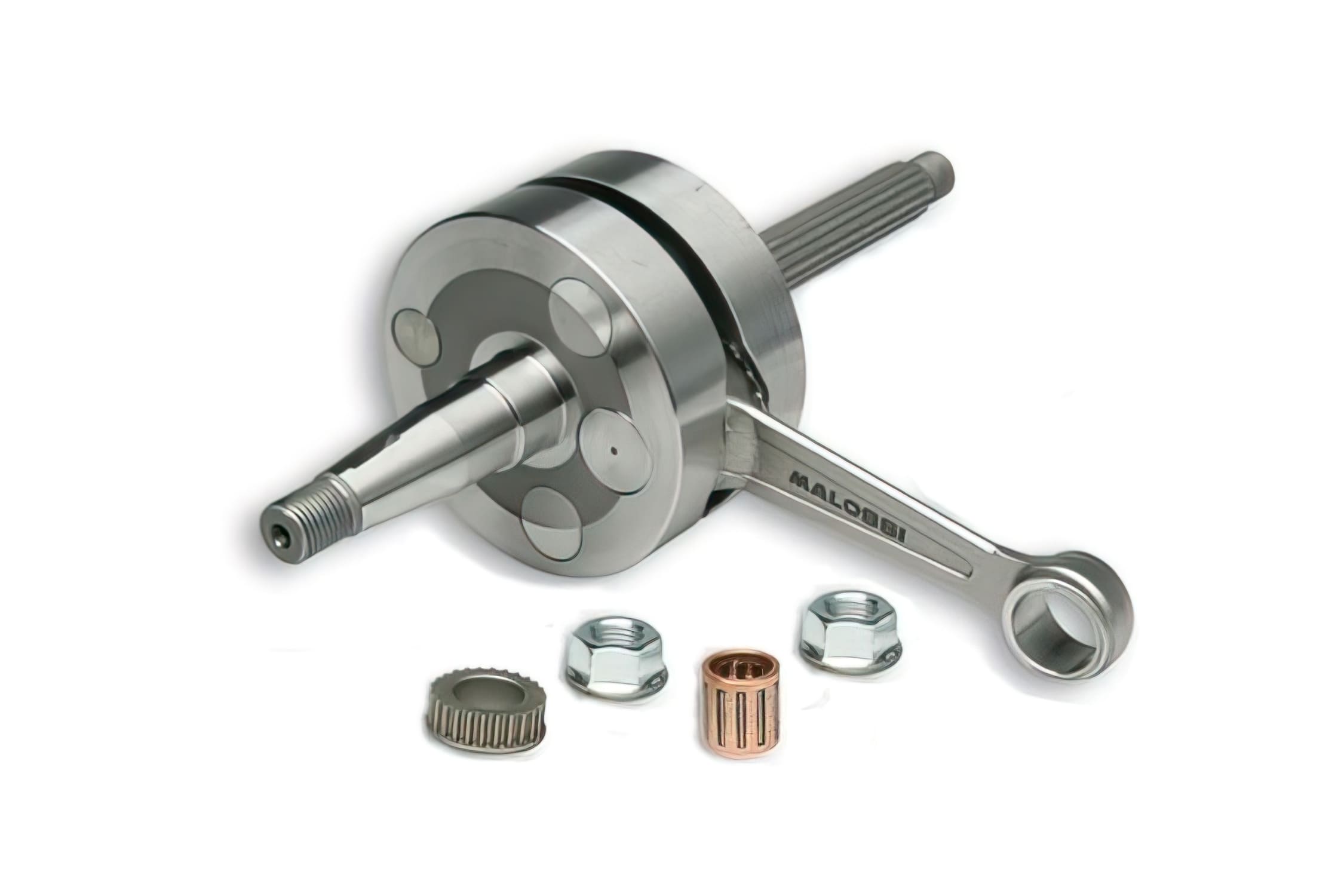 M5316029 Albero Motore Malossi MHR Team, Corsa 44mm / Biella 90mm, Spinotto Pistone 13mm, Piaggio, COD: M5316029