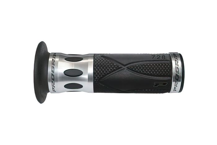 PG728-12 Manopole ProGrip Road 728 nero/argento