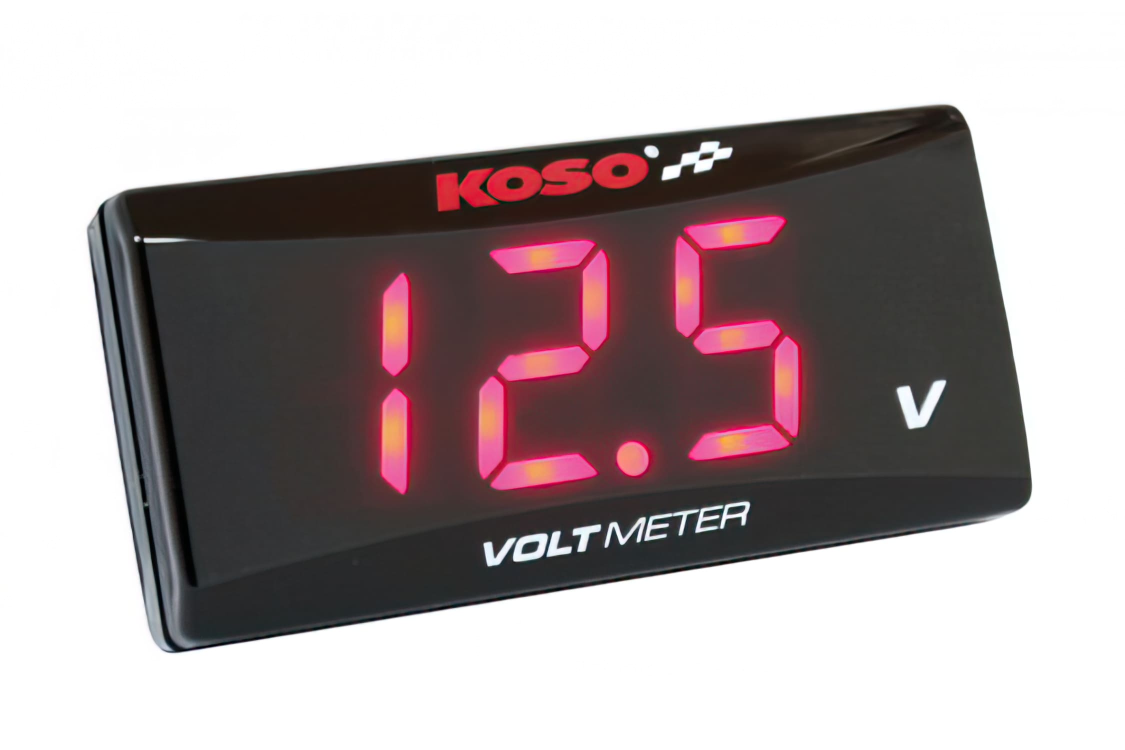KO-BA024R00 LED Voltmetro Digitale Slim Style KOSO, DC 6 - 19.9v, 56,4 x27 x 11,6mm, COD: KO-BA024R00