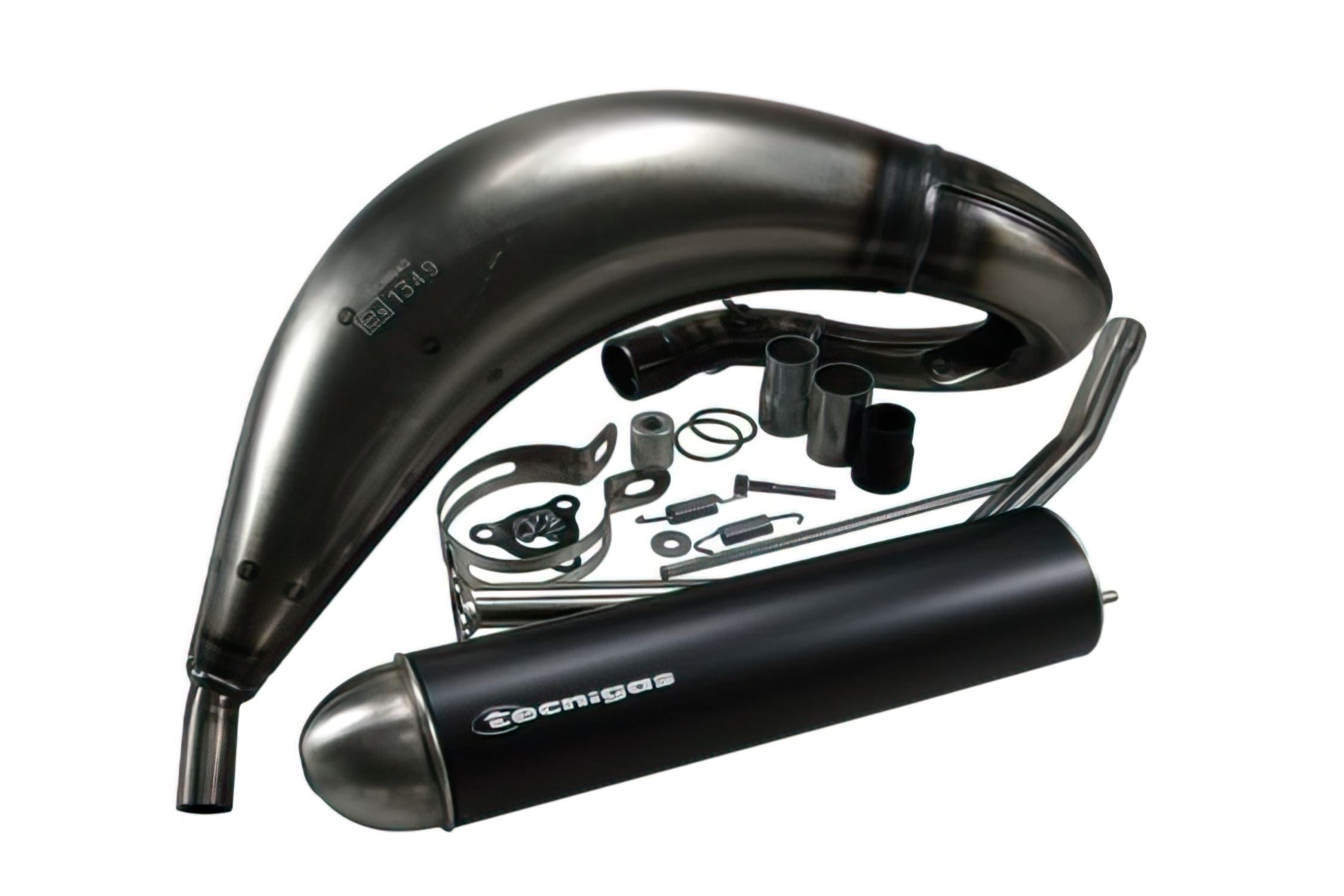 TG061254221 Marmitta Tecnigas E-NOX STEEL Rieju MRT, omologato, COD: TG061254221