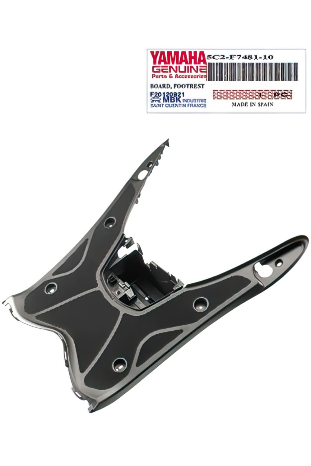 OE-MAL5C2F748110 Pedana Poggiapiedi ricambio originale Yamaha Neo's 2008, COD: OE-MAL5C2F748110
