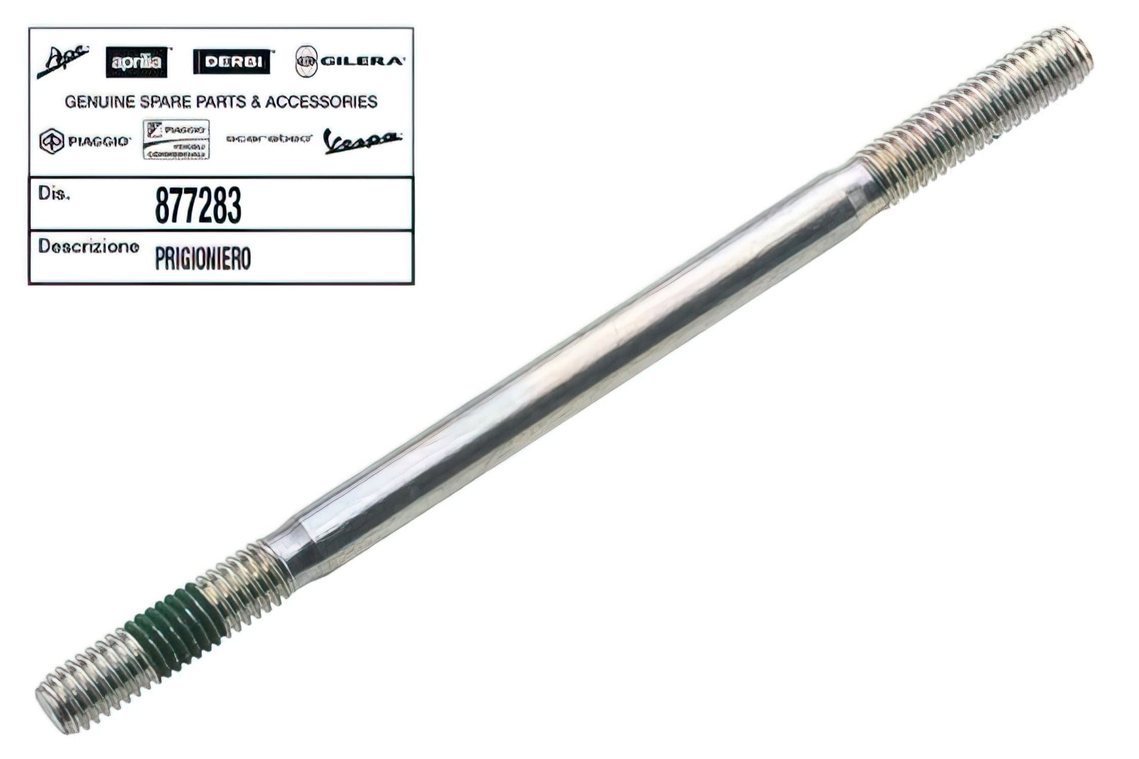 OE-PIA877283 Cylinder Stud - Original Piaggio NRG / Typhoon Spare Part