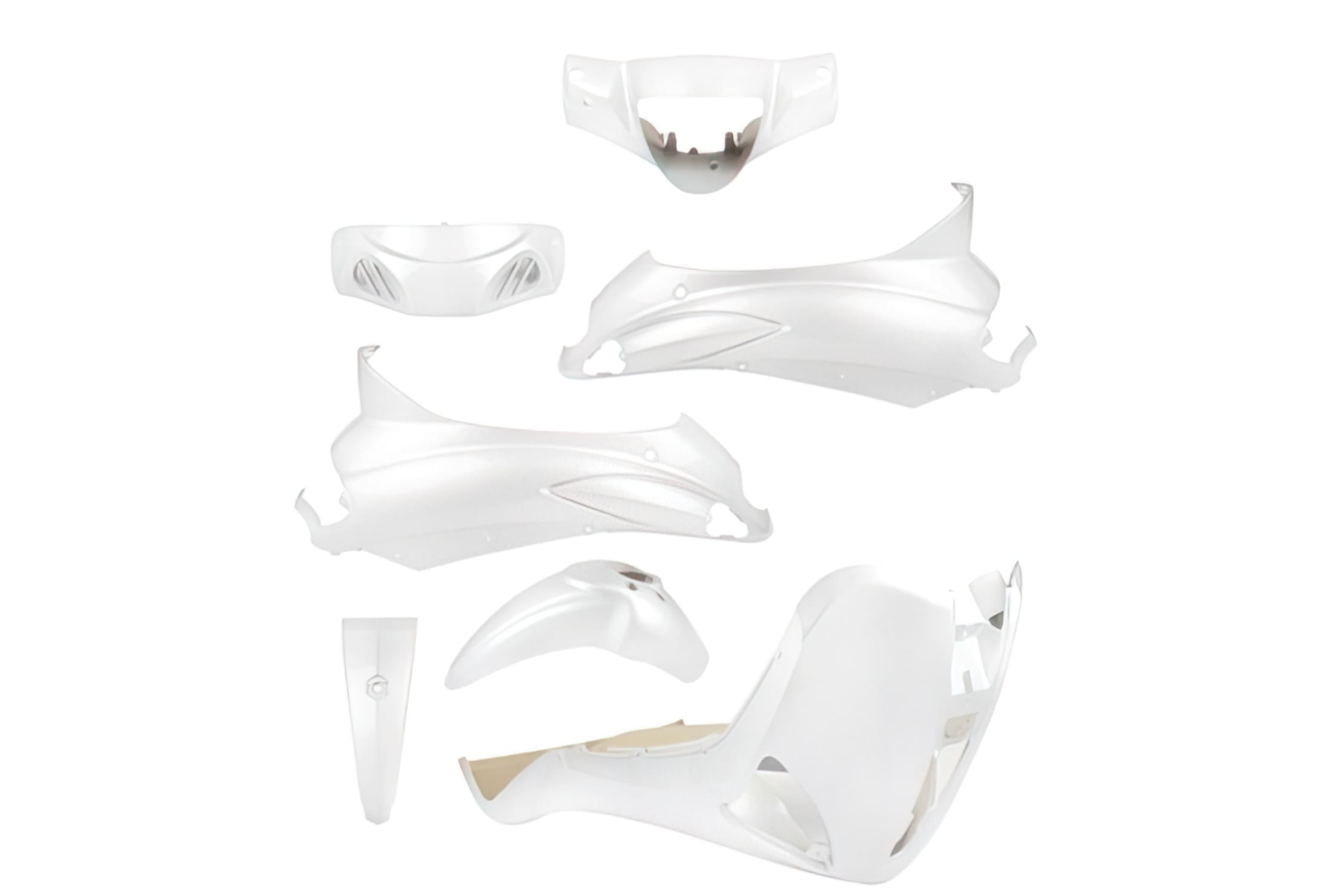 A369000U Kit carena 7 pezzi permutt bianco Piaggio Liberty 2004 - 2014, COD: A369000U