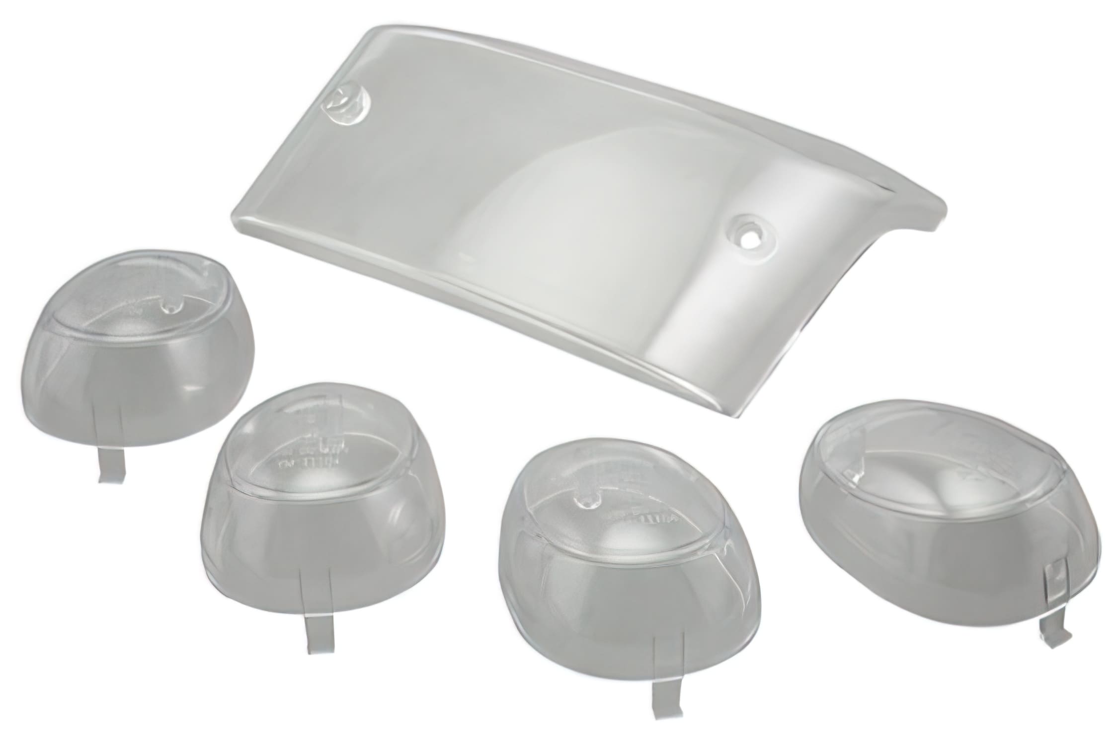 STR-620.84/LX Set STR8 Indicator Glass + Taillight (x4) MBK Booster/Yamaha BW's from 2004