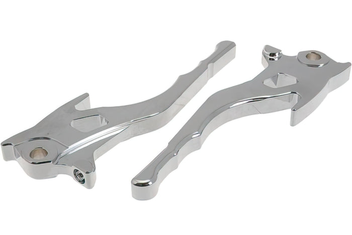 STR-590.01/CR Leva Freno Aggressive STR8 al CNC, cromato, Yamaha Aerox / MBK Nitro, COD: STR-590.01/CR