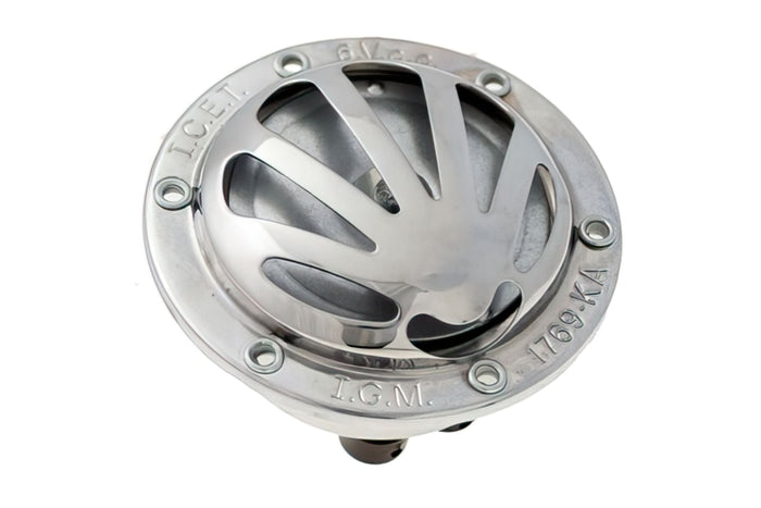 R246070190 Clacson RMS D.72mm 6V AC cromato, Vespa 50 N-R / 90SS, COD: R246070190