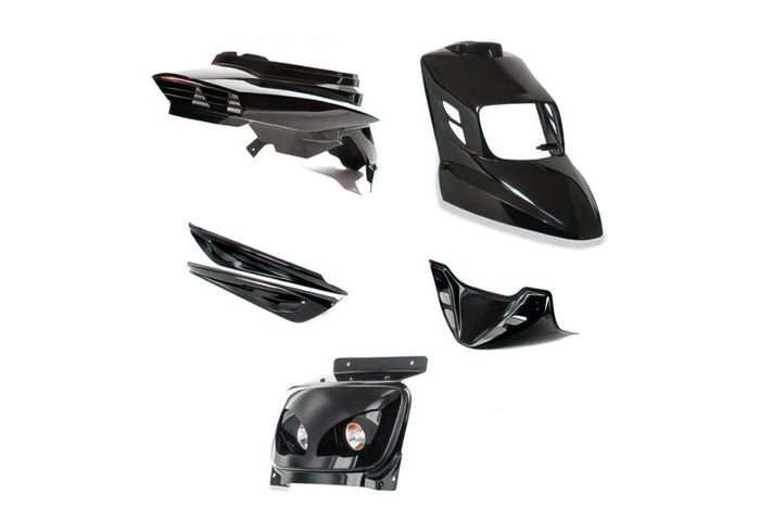 L-BCD6801 Kit carena 8 pezzi BCD RX nero Yamaha BWs dopo 2004, COD: L-BCD6801