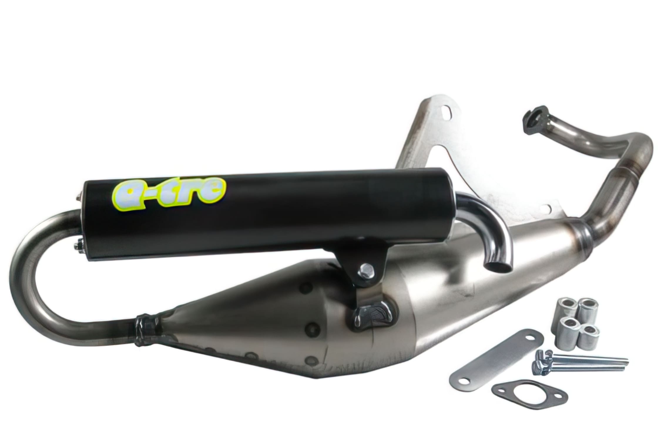 TG0608503 Tecnigas Q-TRE muffler, Kymco horizontal, without approval