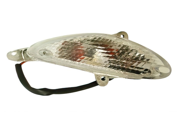 OE-GY6BT13922 Frecce anteriore GY6, sinistra, bianco omologato CE