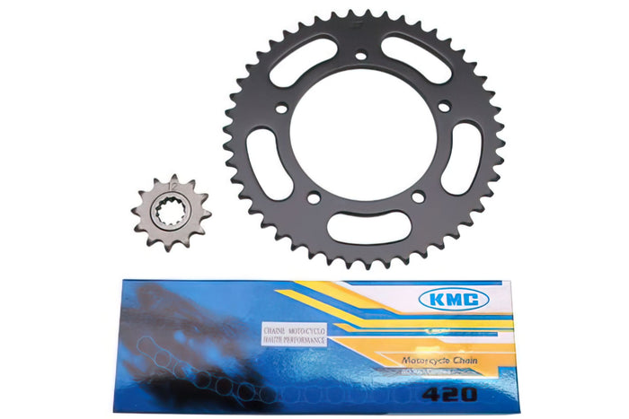 CGN455167 Kit Trasmissione Catena inkl. Catena Trasmissione, Tipo 420 e Pignone (12x47 Denti) Aprilia RS dal 1999, COD: CGN455167