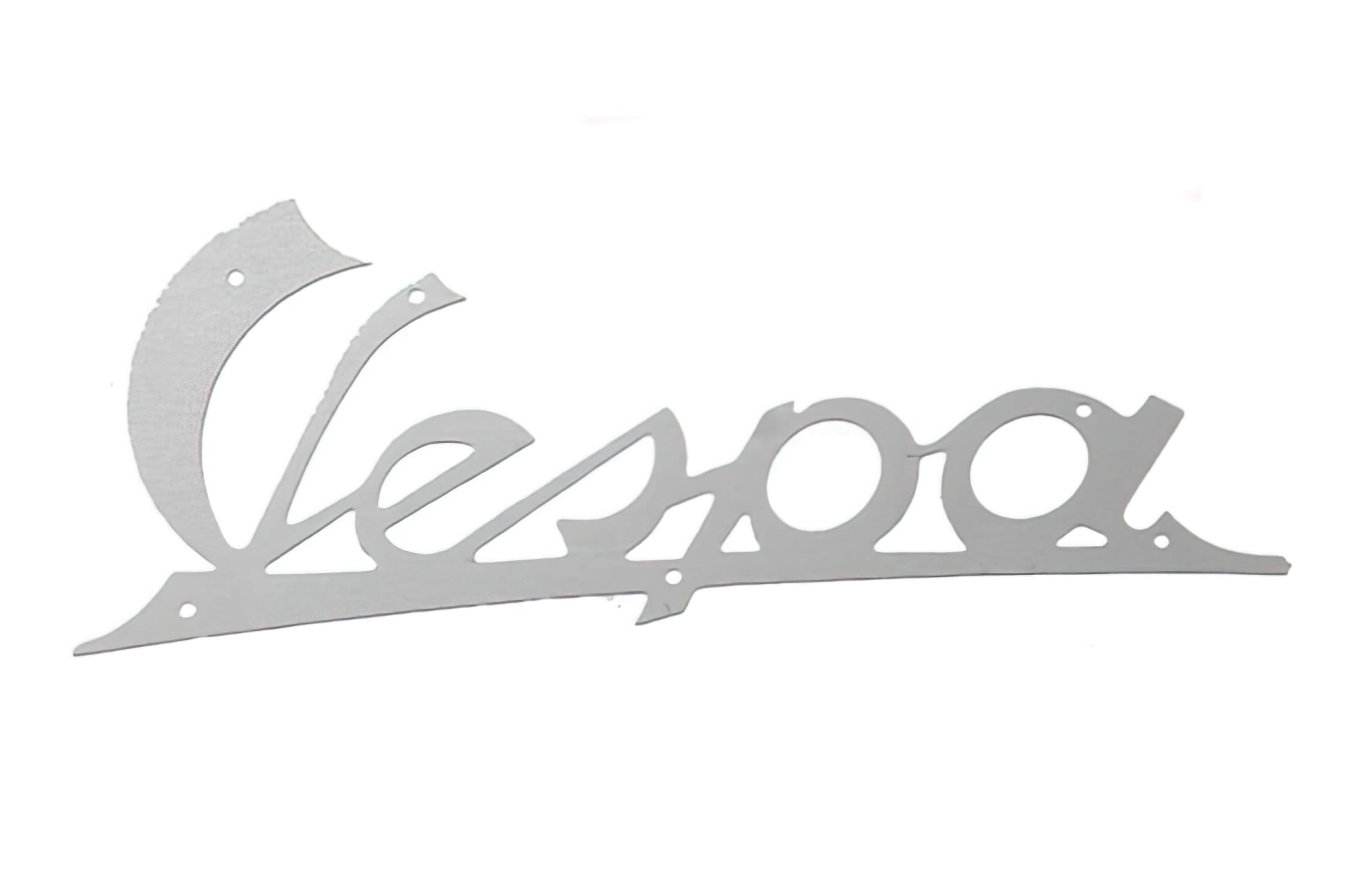 R142720910 Targhetta Vespa, cromato