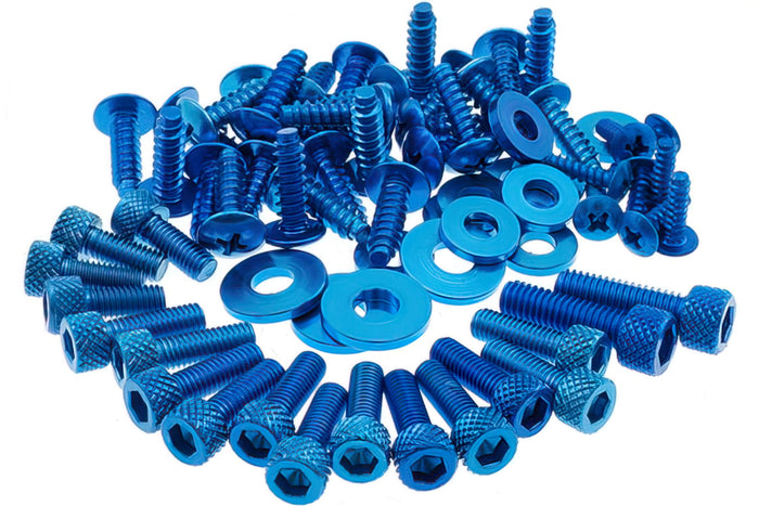 STR-552.71/BL Set Viti per Carena, MBK Nitro / Aerox, blu, COD: STR-552.71/BL