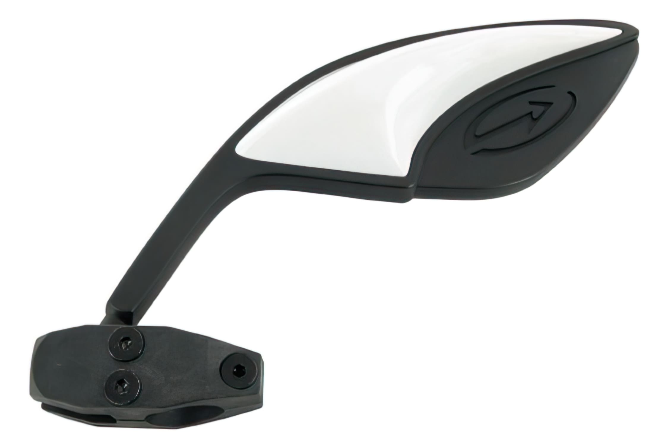 L-BCD983L Specchietto sinistra TT Enduro Style BCD, nero/ bianco, M8, COD: L-BCD983L