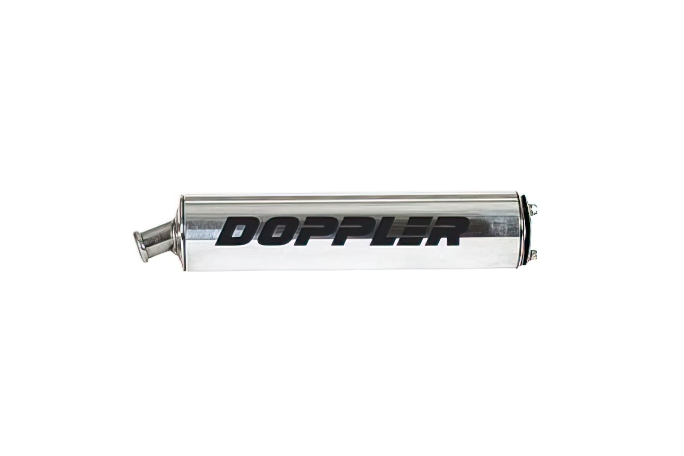 CGN294376 Silenziatore Doppler ER1, Moto con Cambio (3 Staffe Marmitta, distanza fori 40mm), COD: CGN294376
