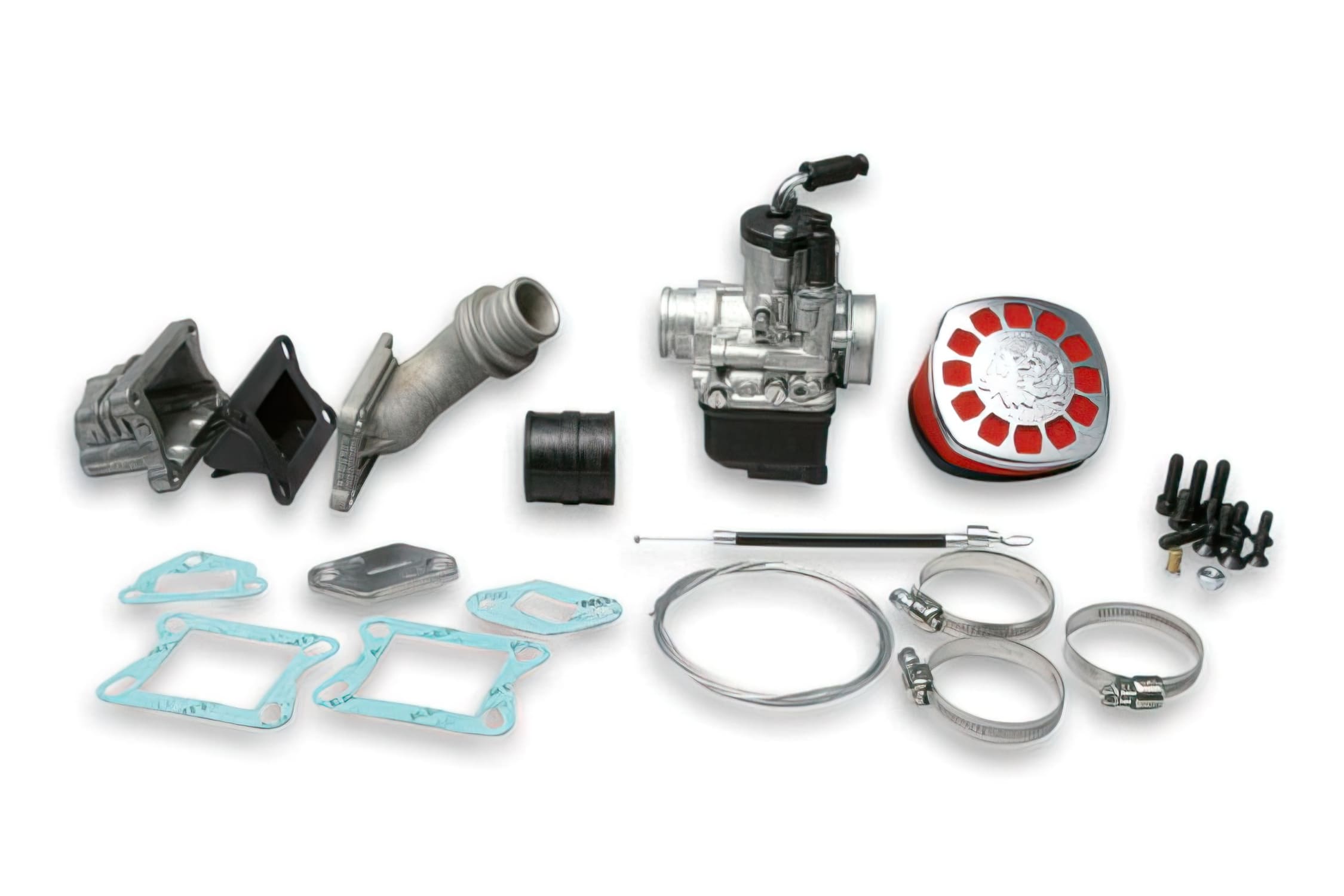M1610711 Impianto Alimentazione con Carburatore Malossi PHBL 25B per Gruppo Termico 315382 - 315807 Vespa Special 50cc, COD: M1610711