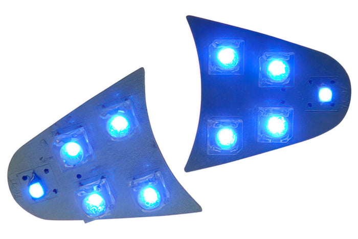 STR-820.12/BL Frecce TNT Mascherina Doppiofaro LED