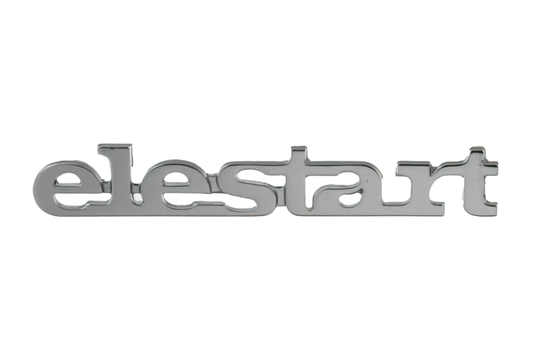 R142720690 Targhetta Vespa Elestart cromato, COD: R142720690