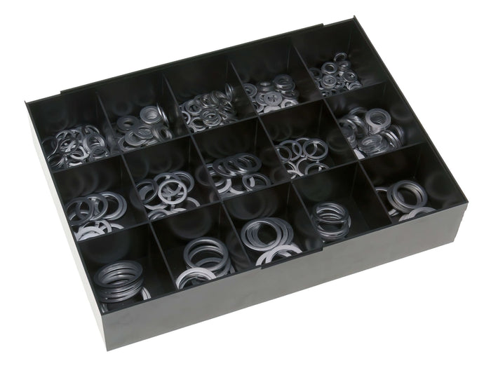 29830 Assortimento Rondelle alluminio (400 pezzi)