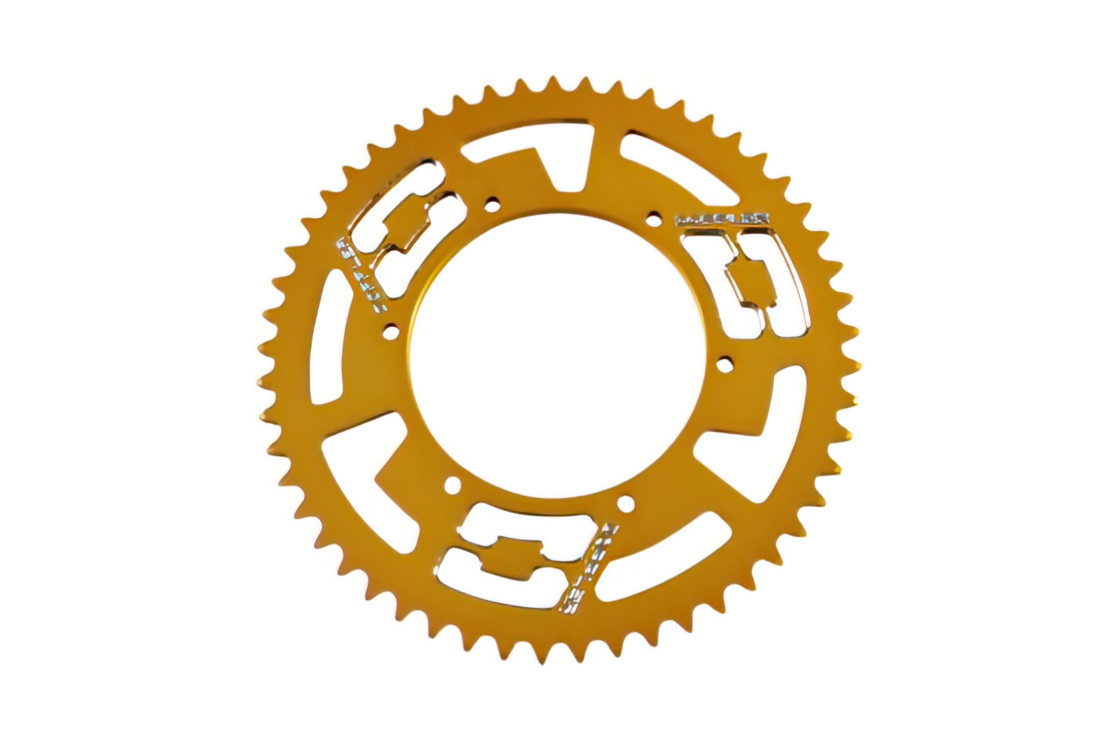 CGN495673 Corona 53 denti - 420 Doppler alluminio CNC oro Aprilia SX 50