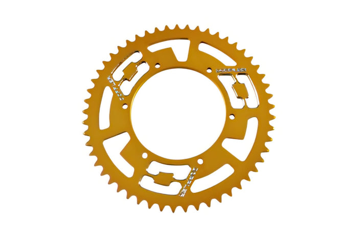 CGN495673 Corona 53 denti - 420 Doppler alluminio CNC oro Aprilia SX 50