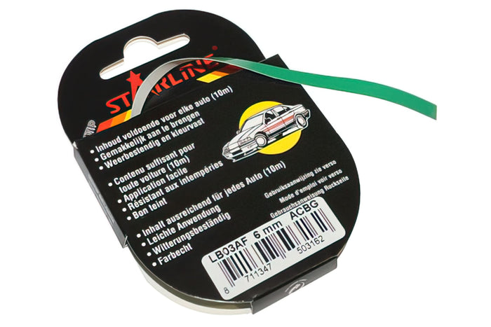 MOTIP27862 Adesivi per Cherchi 10m Motip Solidline verde 6mm, COD: MOTIP27862