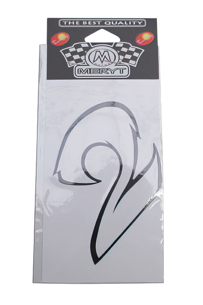 STICK-1275 Adesivo Nummero “2” bianco (h. 9 cm), COD: STICK-1275