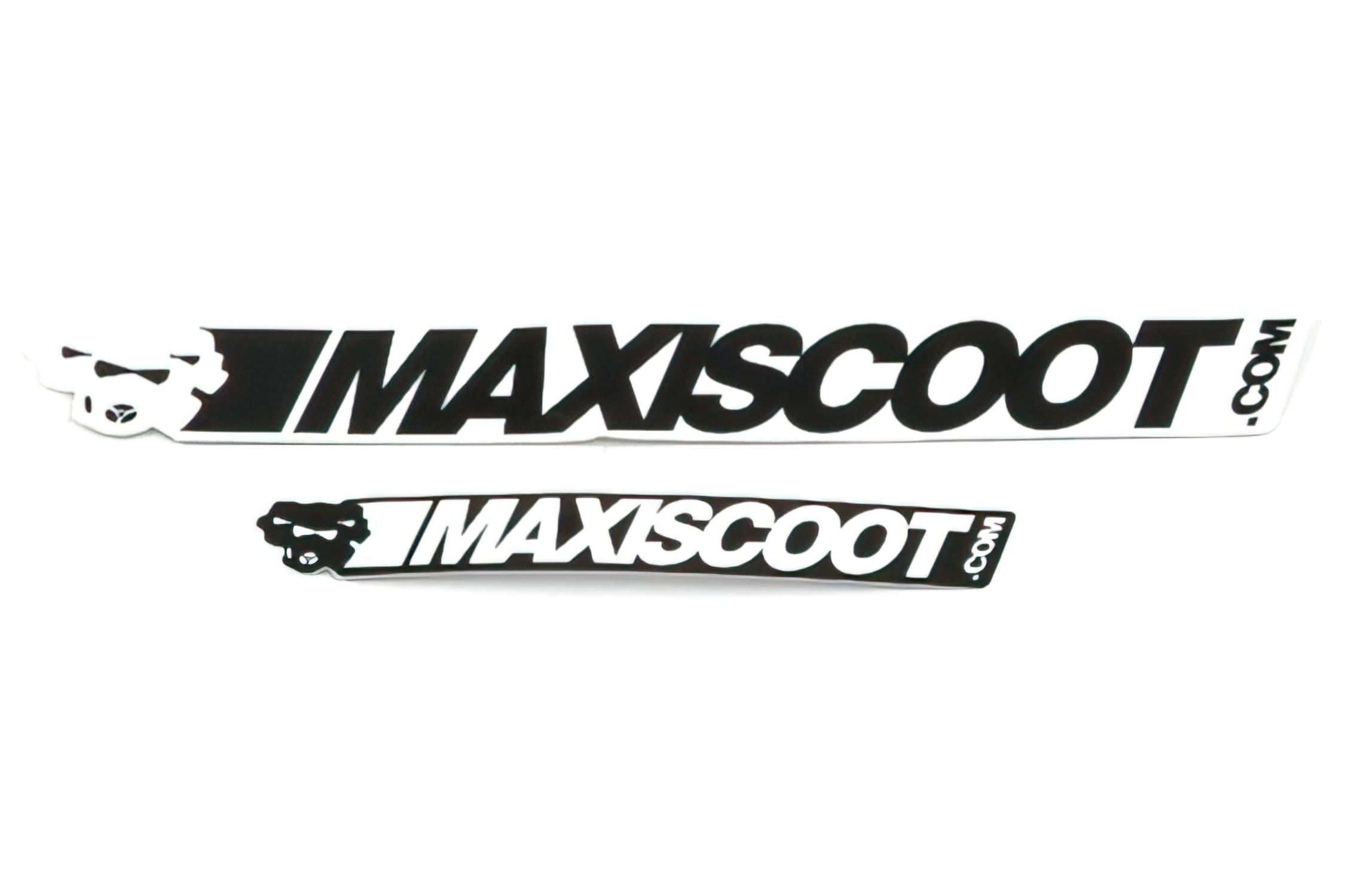 MXS02.2 Adesivo Maxiscoot nero / bianco 120x14 mm, COD: MXS02.2