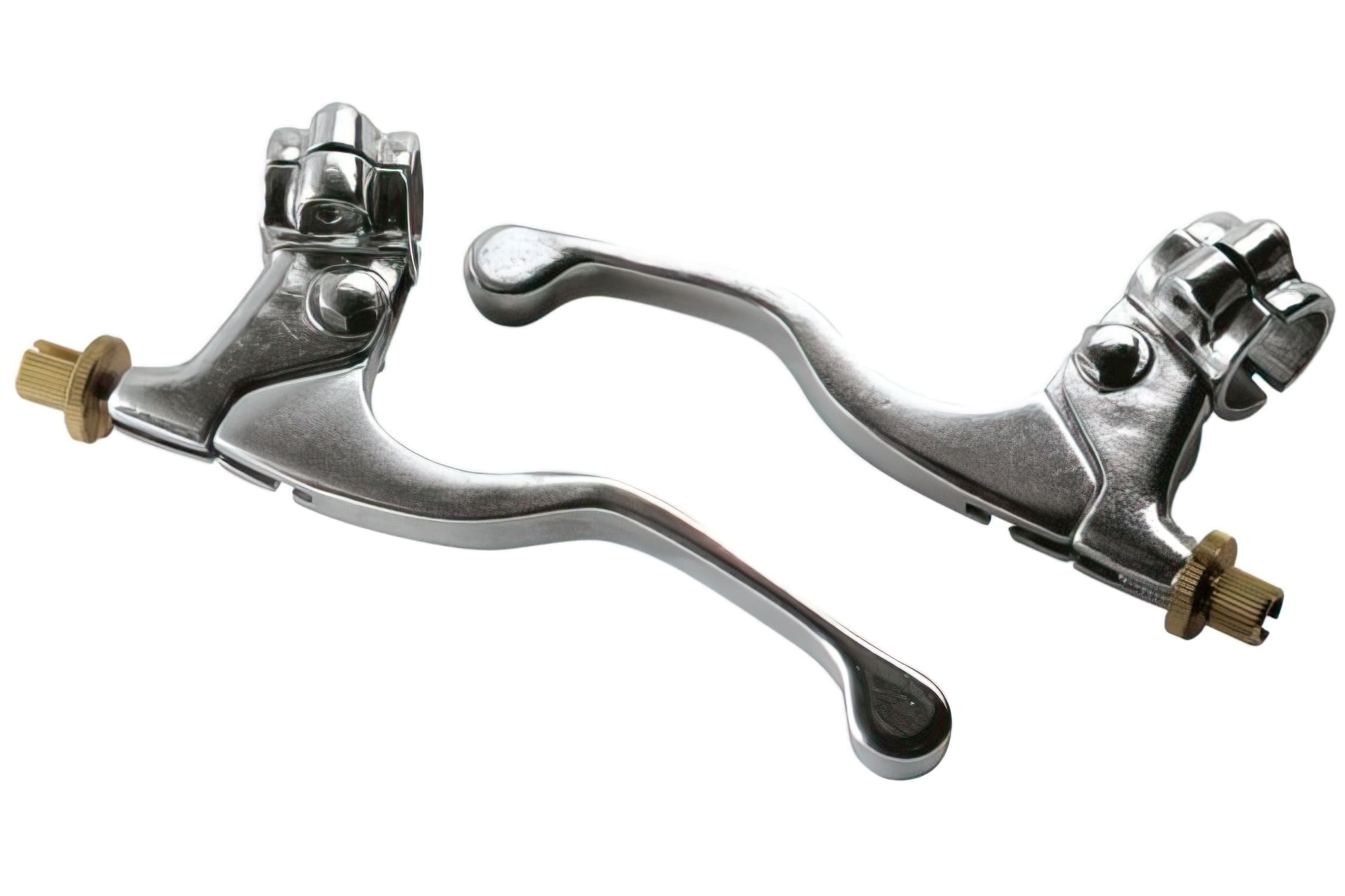 CGN3102 Leve Freno corte (x2) Tun’R, alluminio cromato, Motorino, COD: CGN3102