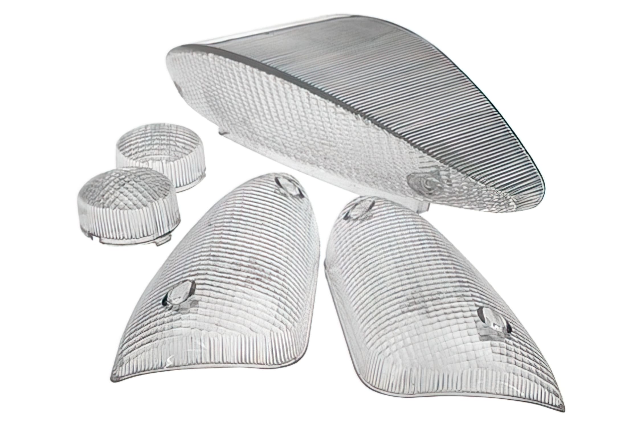 STR-620.01/WH-CE Set Vetri Frecce RL trasparente Yamaha Aerox dopo 1999 omologato CE, COD: STR-620.01/WH-CE