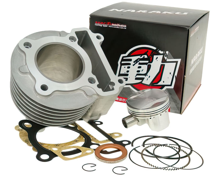 NK600.50F Gruppo Termico Naraku 155ccm con Pistone forgiato, Yamaha Cygnus / BWs 5ML 4V