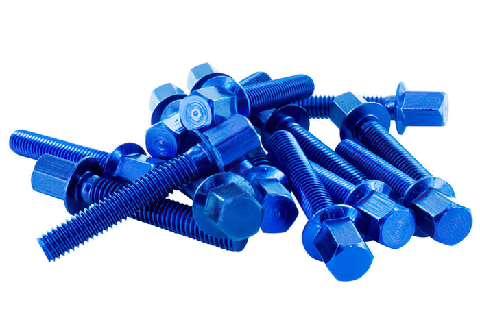 str-552.92/bl viti in ergal str8 blu anodizzato per copricarter piaggio / gilera, COD: STR-552.92/BL