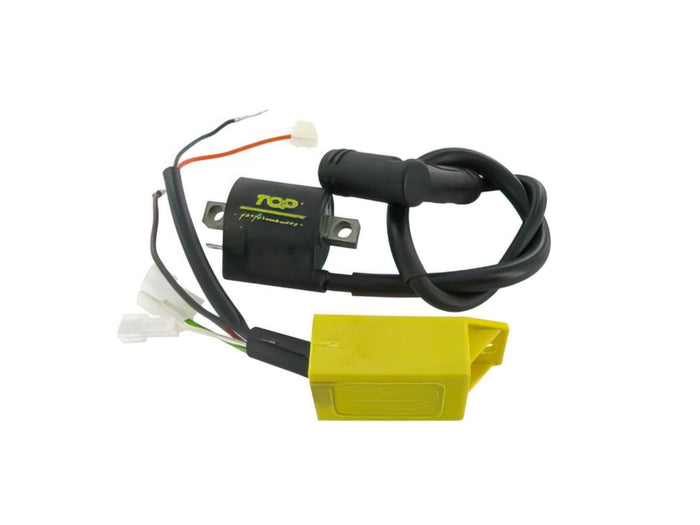 T9924870 Centralina Top Performances non strozzata, anticipo fisso, incl. Bobina, cavo accensione e connettore, Piaggio, COD: T9924870