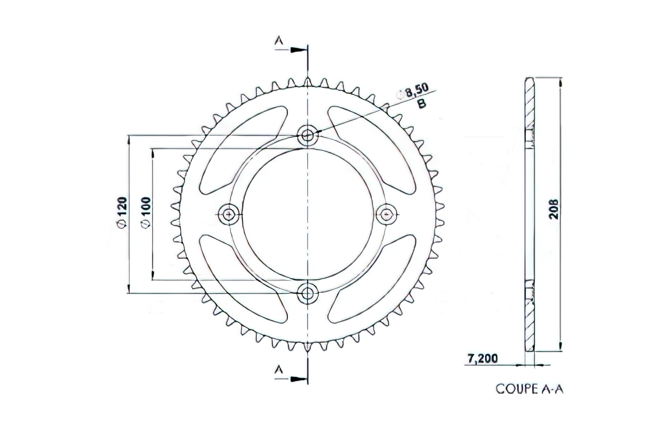 CGN495149 Corona Afam 50 Denti (428) Beta RR